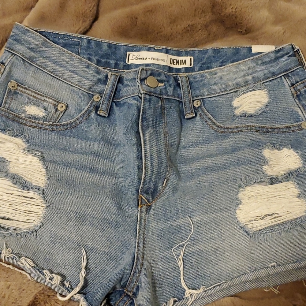 Lovers + Friends Denim Shorts